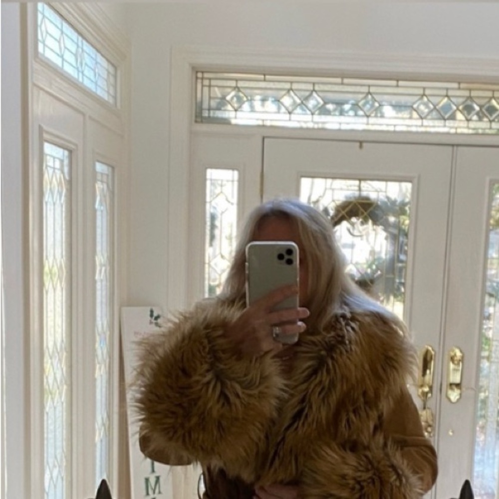 ASOS Multicolor Faux Fur Trim Teddy Jacket - Picture 15 of 15